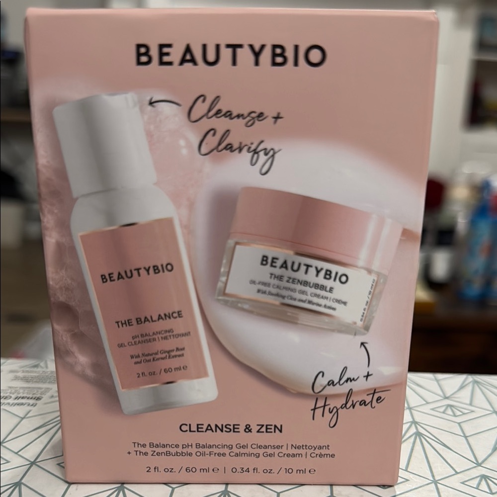 BEAUTYBIO Cleanse & Skin The Balance & The Zenbubble NIB sealed-Travel